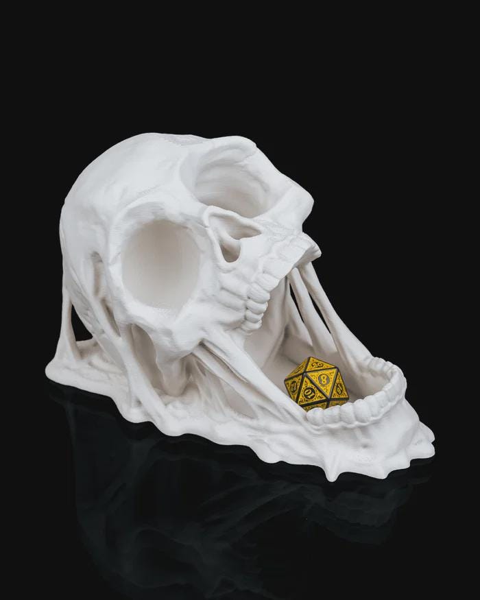3D Printed Dice Tower: Dragon Design, Tabletop Gaming Accessory