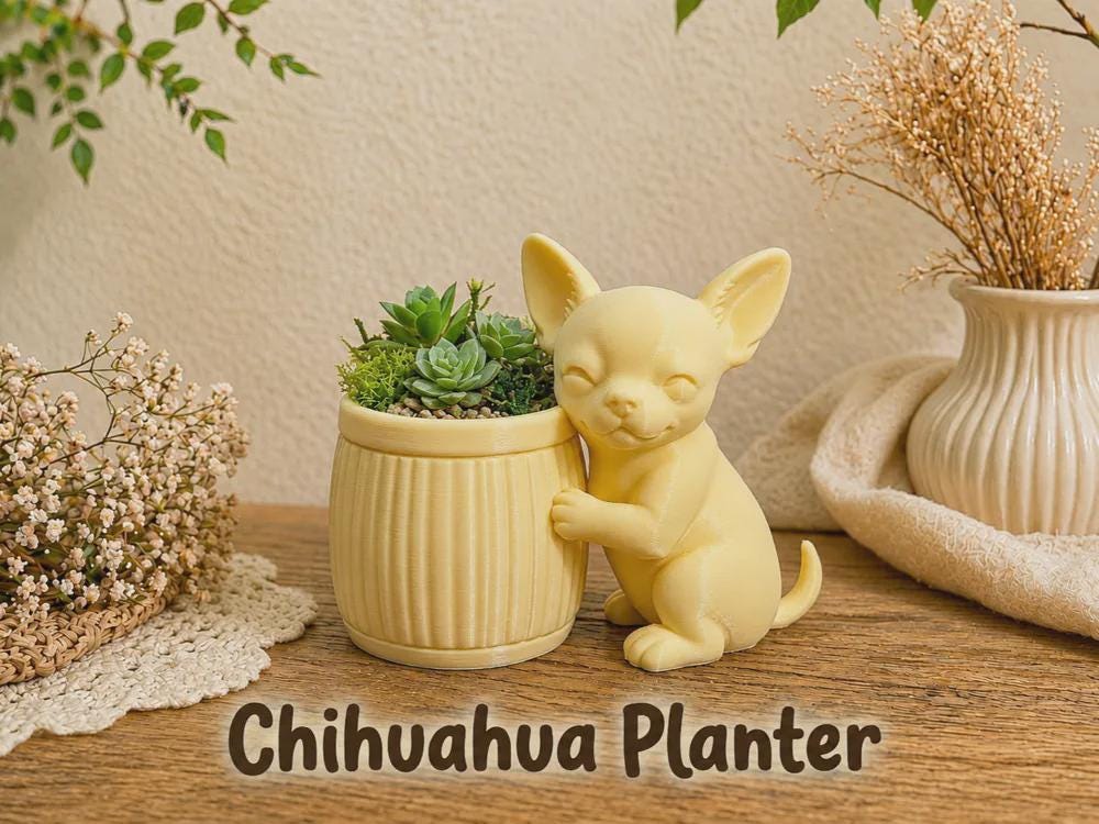 3D Printed Animal Planter