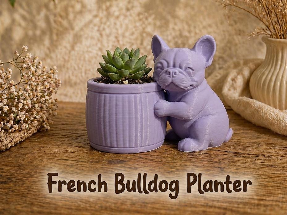 3D Printed Animal Planter