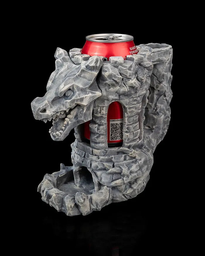 3D Printed Dice Tower: Dragon Design, Tabletop Gaming Accessory