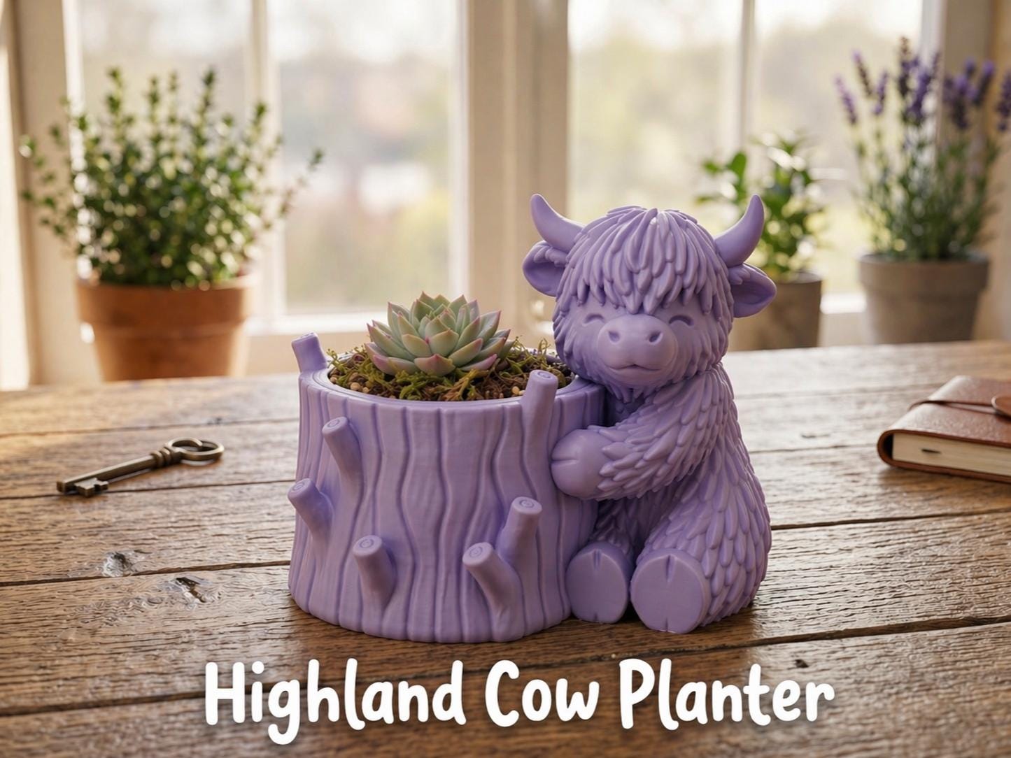 3D Printed Animal Planter