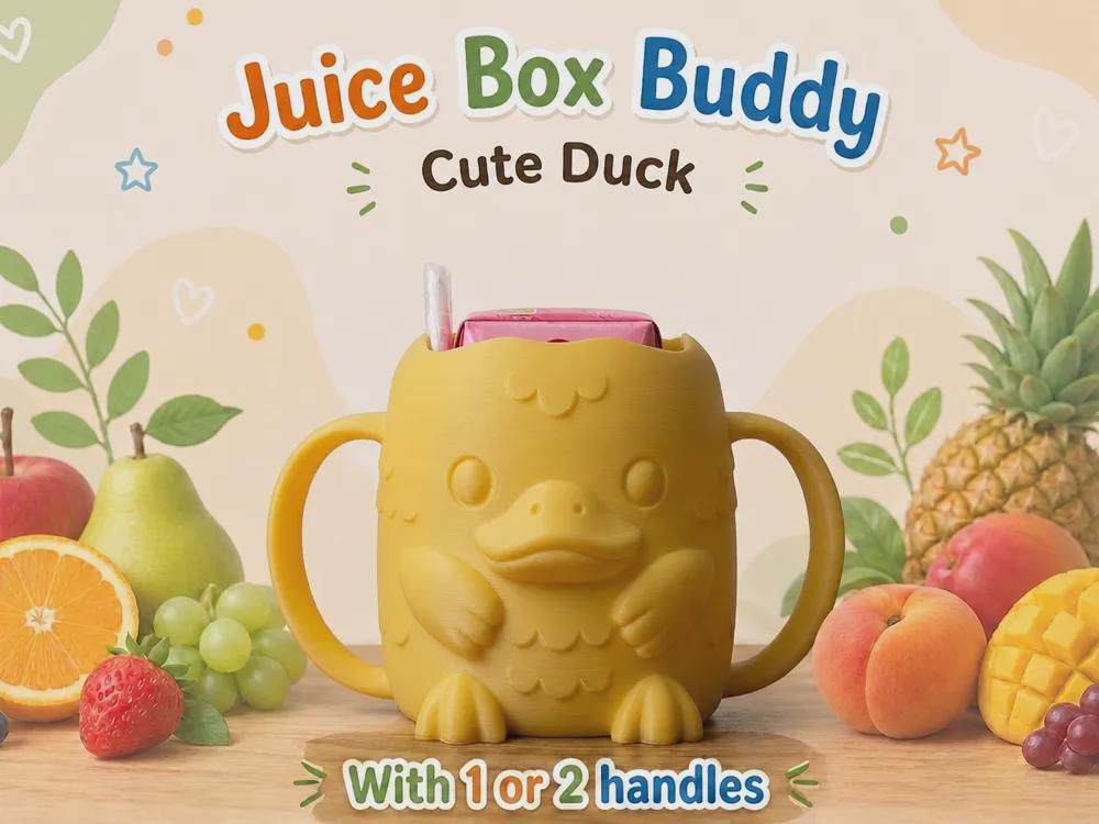 3D printed Juice Box Buddies